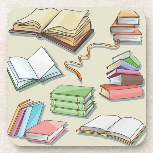 Boekenpatroon Bier Onderzetter (Voorkant)