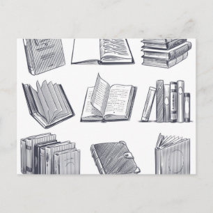 Boekenpatroon Briefkaart