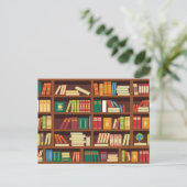 Boekenpatroon Briefkaart (Staand voorkant)