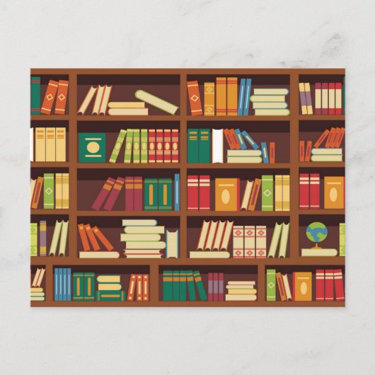 Boekenpatroon Briefkaart (Voorkant)