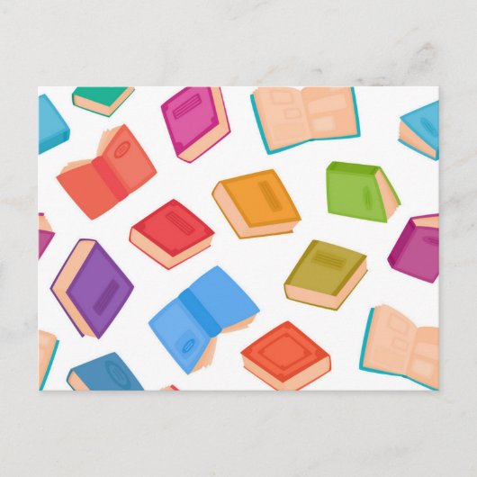 Boekenpatroon Briefkaart (Voorkant)