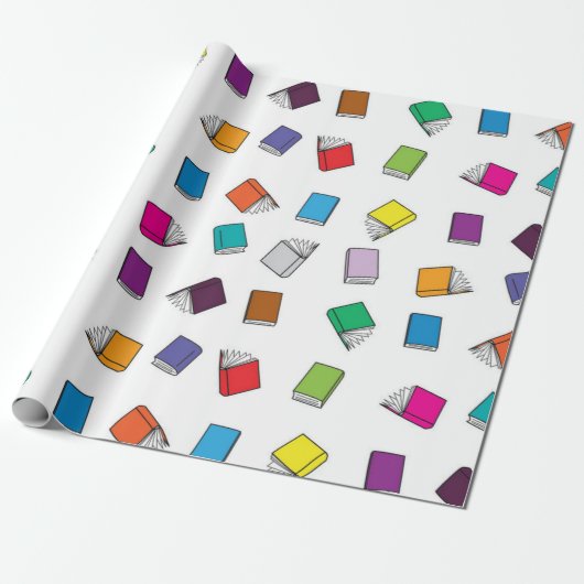 Boekenpatroon Cadeaupapier (Uitgerold)
