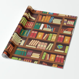 Boekenpatroon Cadeaupapier