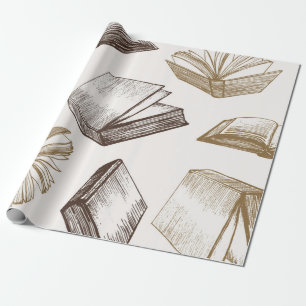 Boekenpatroon Cadeaupapier