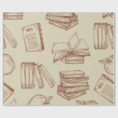 Boekenpatroon Cadeaupapier (Vlak)