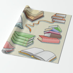 Boekenpatroon Cadeaupapier