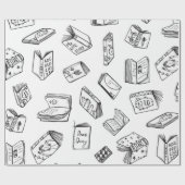 Boekenpatroon Cadeaupapier (Vlak)