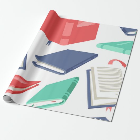 Boekenpatroon Cadeaupapier (Uitgerold)