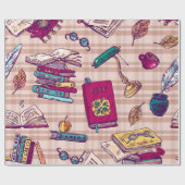 Boekenpatroon Cadeaupapier (Vlak)