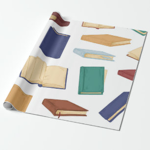 Boekenpatroon Cadeaupapier