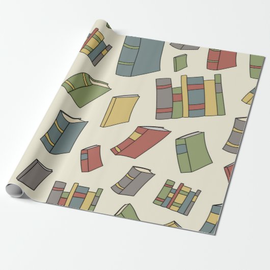 Boekenpatroon Cadeaupapier (Uitgerold)
