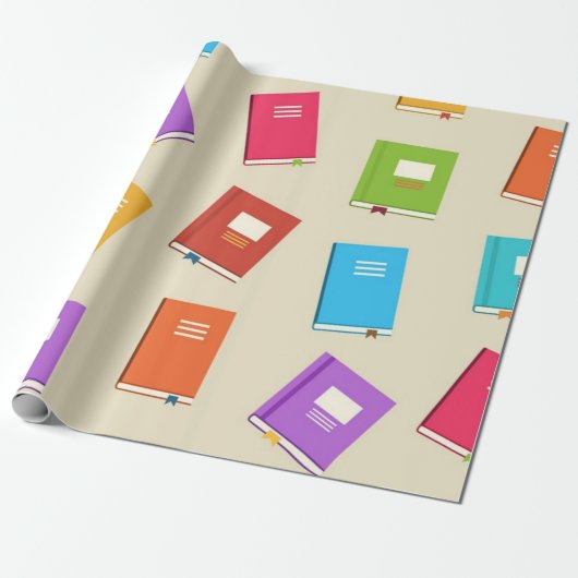 Boekenpatroon Cadeaupapier (Uitgerold)