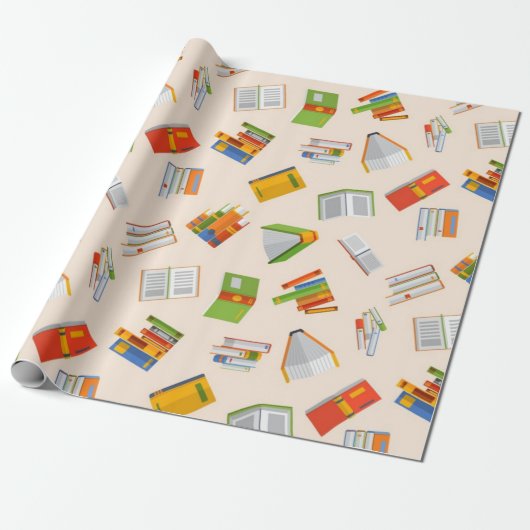 Boekenpatroon Cadeaupapier (Uitgerold)
