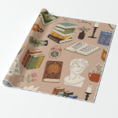 Boekenpatroon Cadeaupapier (Uitgerold)