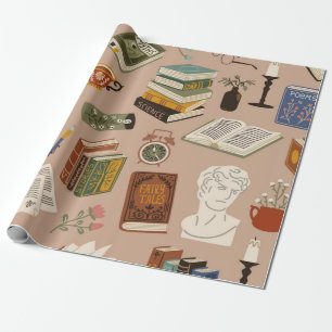 Boekenpatroon Cadeaupapier