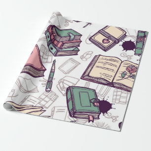 Boekenpatroon Cadeaupapier