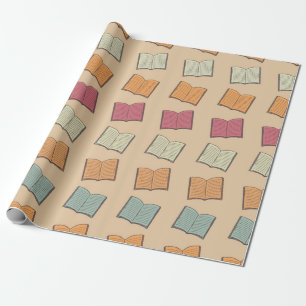 Boekenpatroon Cadeaupapier