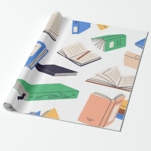 Boekenpatroon Cadeaupapier