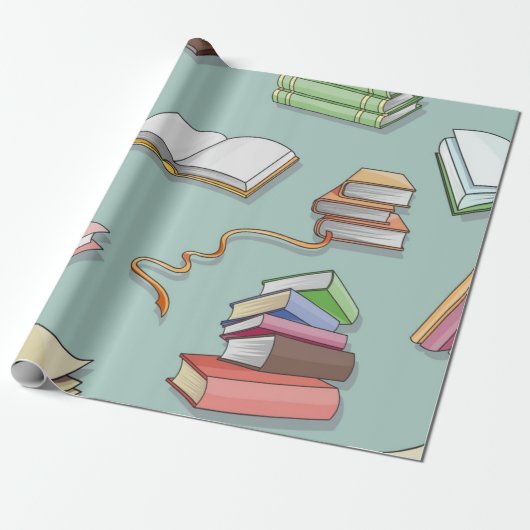 Boekenpatroon Cadeaupapier (Uitgerold)