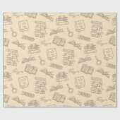 Boekenpatroon Cadeaupapier (Vlak)
