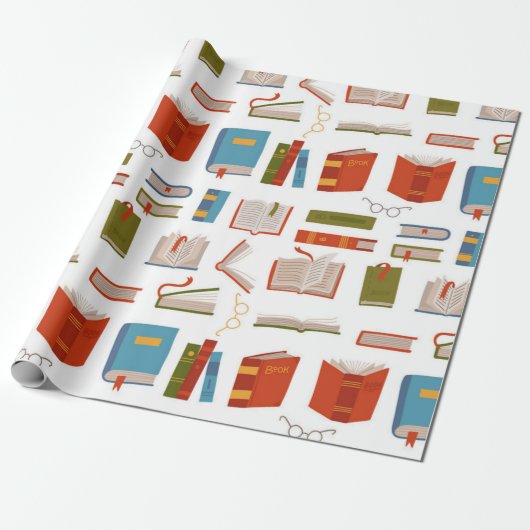 Boekenpatroon Cadeaupapier (Uitgerold)
