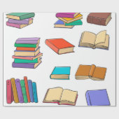 Boekenpatroon Cadeaupapier (Vlak)