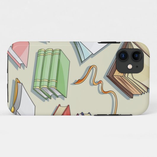 Boekenpatroon Case-Mate iPhone Case (Achterkant (horizontaal))