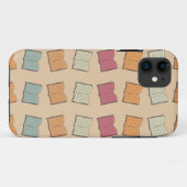 Boekenpatroon Case-Mate iPhone Case (Achterkant (horizontaal))