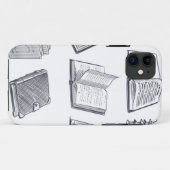 Boekenpatroon Case-Mate iPhone Case (Achterkant (horizontaal))