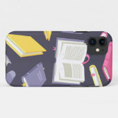 Boekenpatroon Case-Mate iPhone Case (Achterkant (horizontaal))