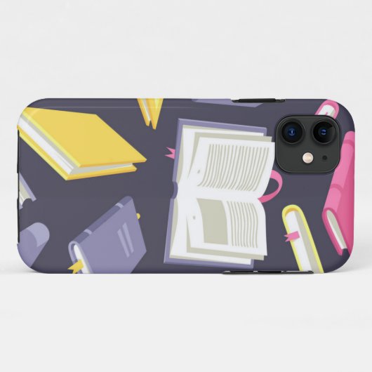 Boekenpatroon Case-Mate iPhone Case (Achterkant (horizontaal))