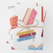 Boekenpatroon Inpakpapier Vel (In situ)