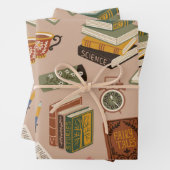 Boekenpatroon Inpakpapier Vel (In situ)