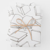 Boekenpatroon Inpakpapier Vel (In situ)