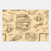 Boekenpatroon Inpakpapier Vel (Voorkant 3)