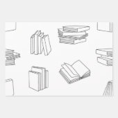 Boekenpatroon Inpakpapier Vel (Voorkant 3)