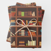 Boekenpatroon Inpakpapier Vel (In situ)