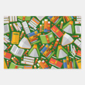 Boekenpatroon Inpakpapier Vel (Voorkant 2)