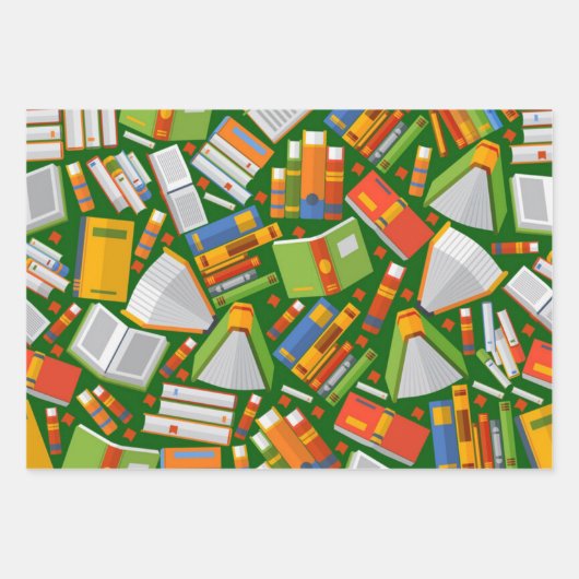 Boekenpatroon Inpakpapier Vel (Voorkant)