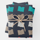 Boekenpatroon Inpakpapier Vel (In situ)