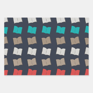 Boekenpatroon Inpakpapier Vel