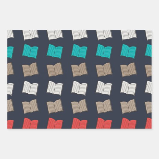 Boekenpatroon Inpakpapier Vel (Voorkant)