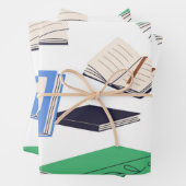 Boekenpatroon Inpakpapier Vel (In situ)