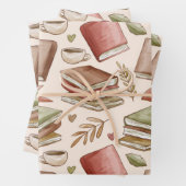 Boekenpatroon Inpakpapier Vel (In situ)