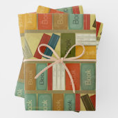 Boekenpatroon Inpakpapier Vel (In situ)