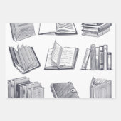 Boekenpatroon Inpakpapier Vel (Voorkant 3)