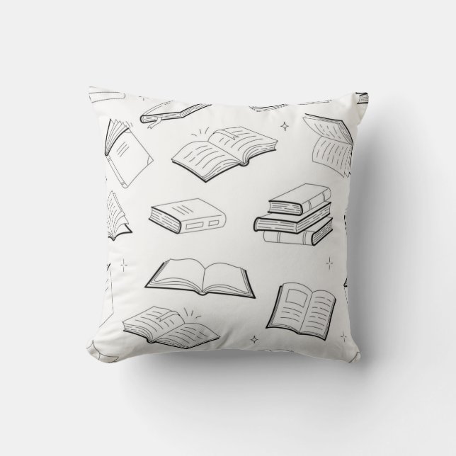 Boekenpatroon Kussen (Voorkant)