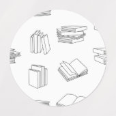 Boekenpatroon Labels (Design 1)