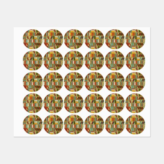 Boekenpatroon Labels (Vel)