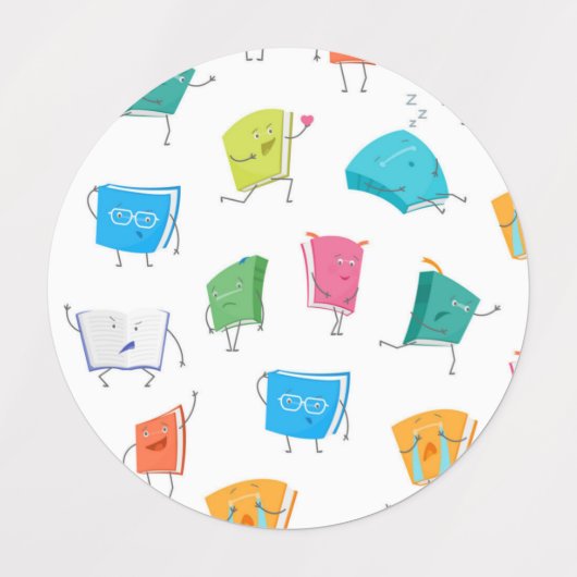 Boekenpatroon Labels (Design 2)